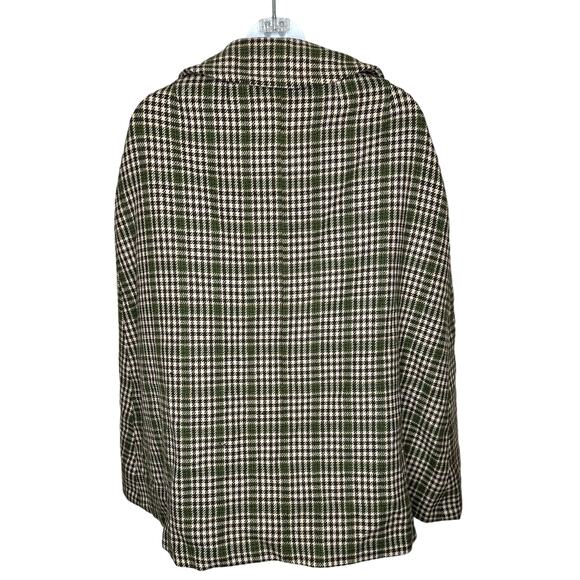James Pringle Holm Woolen Mills Wool Cape with Faux Pockets One Size - Picture 2 of 9